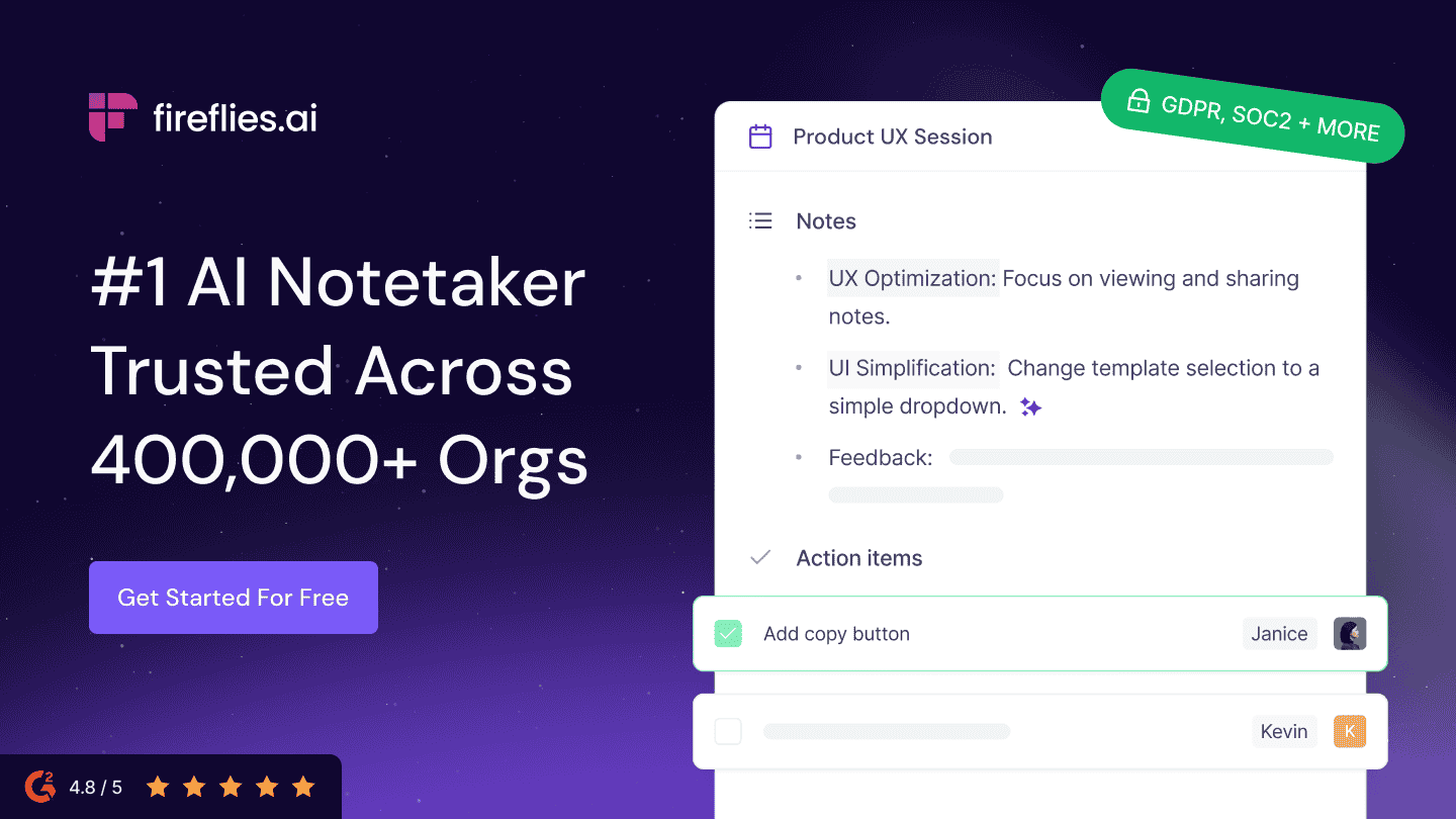 ai notetaker by fathom